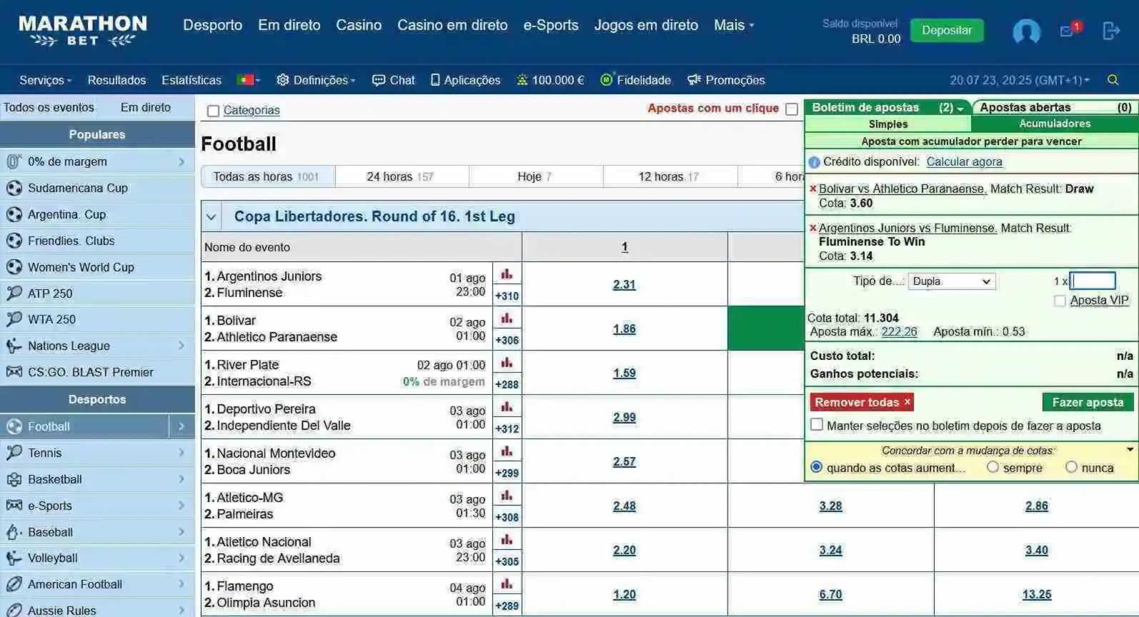site de estatisticas de futebol ao vivo